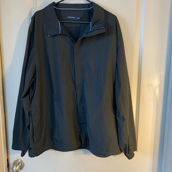 Nautica Black Zip up Windbreaker Jacket, size XL - Picture 11 of 11